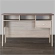 Baxton Studio Tyler Writing Desk in Dark Brown and Gray