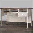 Baxton Studio Tyler Writing Desk in Dark Brown and Gray