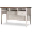 Baxton Studio Tyler Writing Desk in Dark Brown and Gray