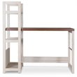 Baxton Studio Hypercube Writing Desk in Natural and Brown