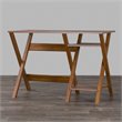 Baxton Studio Crossroads Writing Desk in Oak