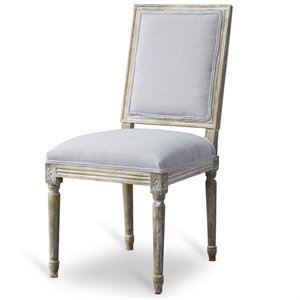 baxton studio clairette accent chair in beige and light brown