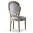 Baxton Studio Clairette Dining Side Chair in Beige and Brown