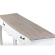 Baxton Studio Bourbonnais Console Table in White and Natural