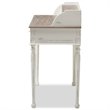 Baxton Studio Anjou Writing Desk in White and Natural