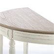 Baxton Studio Vologne Console Table in Antique White and Natural
