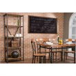 Baxton Studio Lancashire 4 Shelf Bookcase in Brown and Gray