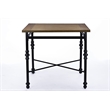 Baxton Studio Broxburn 5 Piece Counter Height Dining Set in Brown