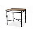 Baxton Studio Broxburn 5 Piece Counter Height Dining Set in Brown
