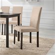 Baxton Studio Andrew Dining Side Chair in Beige (Set of 4)