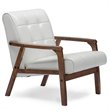 Baxton Studio Masterpieces Accent Chair in White