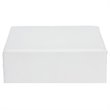 Baxton Studio Dorian 2 Drawer Faux Leather Nightstand in White