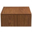 Baxton Studio Warwick 2 Drawer End Table in Walnut and White