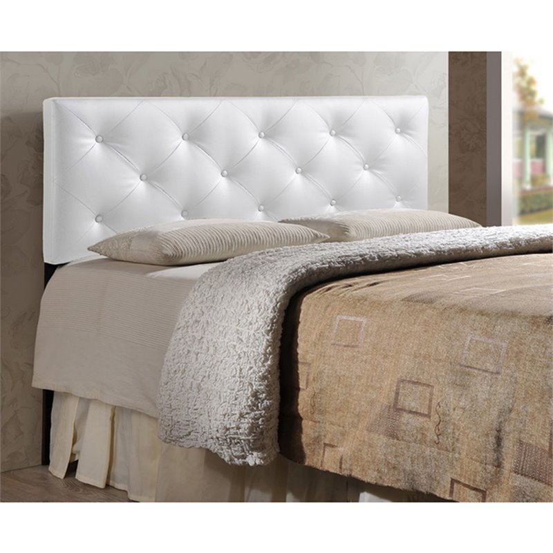 Baxton Studio Baltimore Faux Leather Tufted King Panel Headboard Baxton Studio Baltimore Faux Leather Tufted King Panel Headboard
