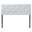 Baxton Studio Baltimore Faux Leather Tufted King Panel Headboard