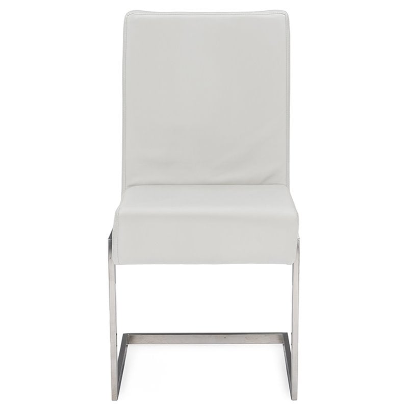 Baxton Studio Toulan Faux Leather Dining Side Chair (Set of 2)