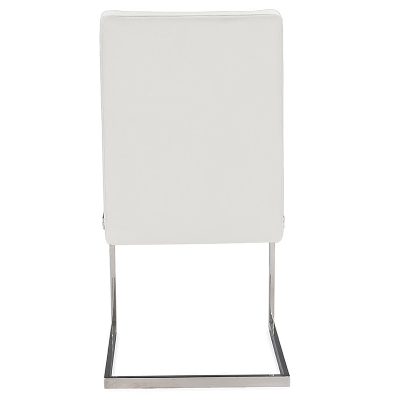 Baxton Studio Toulan Faux Leather Dining Side Chair (Set of 2)