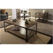 Baxton Studio Greyson 3 Piece Coffee Table Set in Antique Bronze