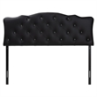 Baxton Studio Rita Tufted Queen Panel Headboard in Gray