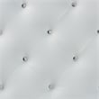 Baxton Studio Rita Faux Leather Tufted Full Panel Headboard in White