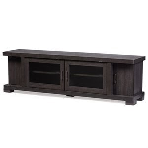 Baxton Studio Viveka 70&quot TV Stand in Espresso
