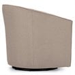 Baxton Studio Porter Swivel Accent Chair in Beige
