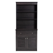 Baxton Studio Agni China Cabinet in Dark Brown
