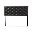 Baxton Studio Viviana Faux Leather Tufted Full Panel Headboard