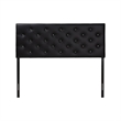 Baxton Studio Viviana Faux Leather Tufted Queen Panel Headboard