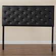 Baxton Studio Viviana Faux Leather Tufted Queen Panel Headboard