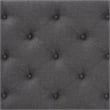 Baxton Studio Viviana Tufted Full Panel Headboard in Gray