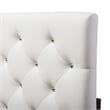 Baxton Studio Viviana Faux Leather Tufted Full Panel Headboard