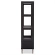 Baxton Studio Kalien 3 Shelf Bookcase in Espresso