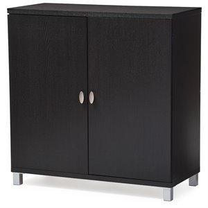 baxton studio marcy multipurpose entryway storage cabinet in brown