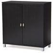 Baxton Studio Marcy Multipurpose Entryway Storage Cabinet in Brown