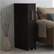 Baxton Studio Lindo 1 Pull Out Door Media Storage Cabinet in Brown