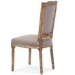 Baxton Studio Estelle Tufted Dining Side Chair in Oak and Beige