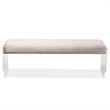 Baxton Studio Hildon Upholstered Bedroom Bench in Beige