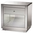 Baxton Studio Rochadh 1-drawer and 1-shelf End Table and End Table