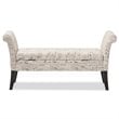 Baxton Studio Avignon Tufted Storage Bench in Beige