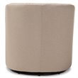 Baxton Studio Finley Swivel Accent Chair in Beige