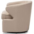 Baxton Studio Finley Swivel Accent Chair in Beige