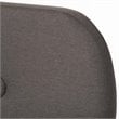 Baxton Studio Penelope Tufted King Platform Bed in Gray
