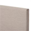 Baxton Studio Elizabeth Upholstered Full Platform Bed in Beige