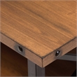 Baxton Studio Herzen Coffee Table in Antique Black and Brown