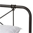 Baxton Studio Beatrice Queen Metal Bed in Black
