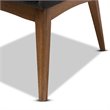 Baxton Studio Nexus Dining Arm Chair in Dark Gray (Set of 2)
