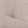 Baxton Studio Bianca Tufted Accent Arm Chair in Gray and Walnut Brown