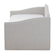 Baxton Studio Kaija Fabric Daybed with Trundle in Grayish Beige
