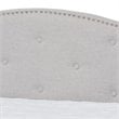 Baxton Studio Kaija Fabric Daybed with Trundle in Grayish Beige
